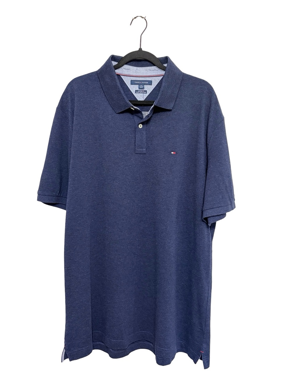 NEW Tommy Hilfiger Men’s 100% Cotton Core Polo in Blue - Size XXL